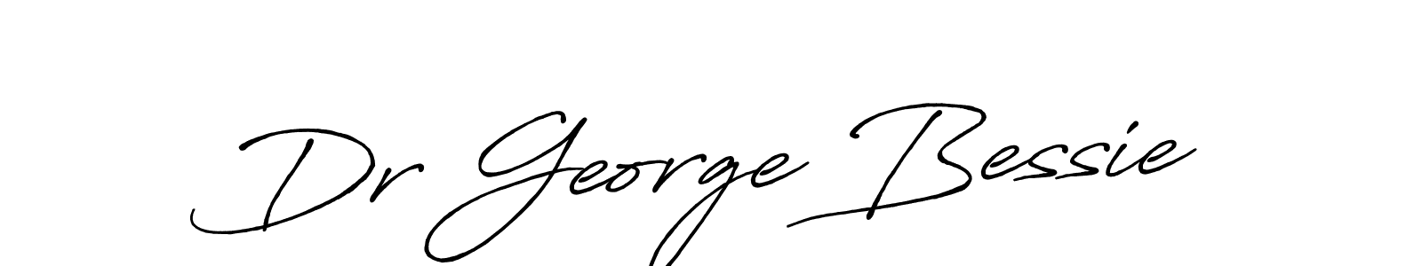 Antro_Vectra_Bolder is a professional signature style that is perfect for those who want to add a touch of class to their signature. It is also a great choice for those who want to make their signature more unique. Get Dr George Bessie name to fancy signature for free. Dr George Bessie signature style 7 images and pictures png