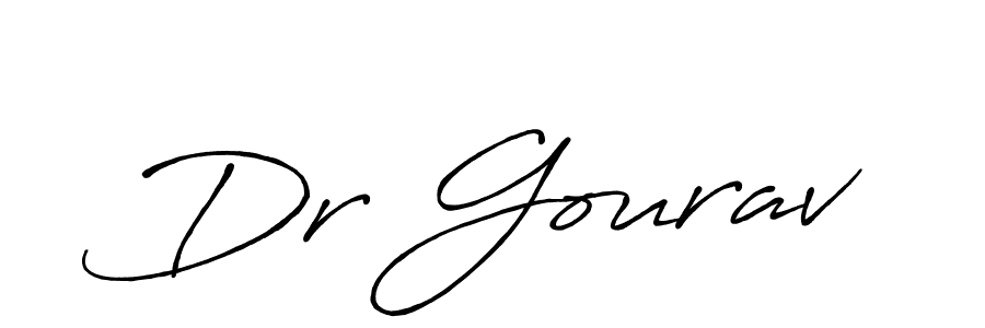 Also we have Dr Gourav name is the best signature style. Create professional handwritten signature collection using Antro_Vectra_Bolder autograph style. Dr Gourav signature style 7 images and pictures png