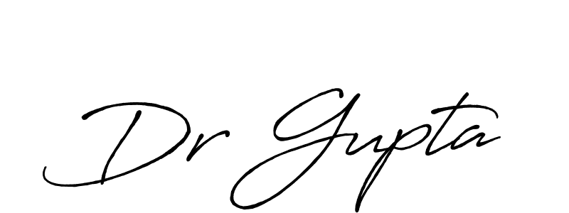 You should practise on your own different ways (Antro_Vectra_Bolder) to write your name (Dr Gupta) in signature. don't let someone else do it for you. Dr Gupta signature style 7 images and pictures png