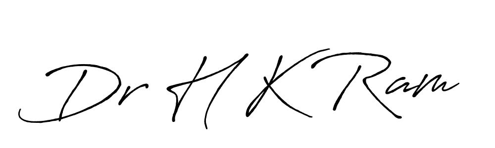 Also You can easily find your signature by using the search form. We will create Dr H K Ram name handwritten signature images for you free of cost using Antro_Vectra_Bolder sign style. Dr H K Ram signature style 7 images and pictures png