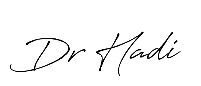 The best way (Antro_Vectra_Bolder) to make a short signature is to pick only two or three words in your name. The name Dr Hadi include a total of six letters. For converting this name. Dr Hadi signature style 7 images and pictures png