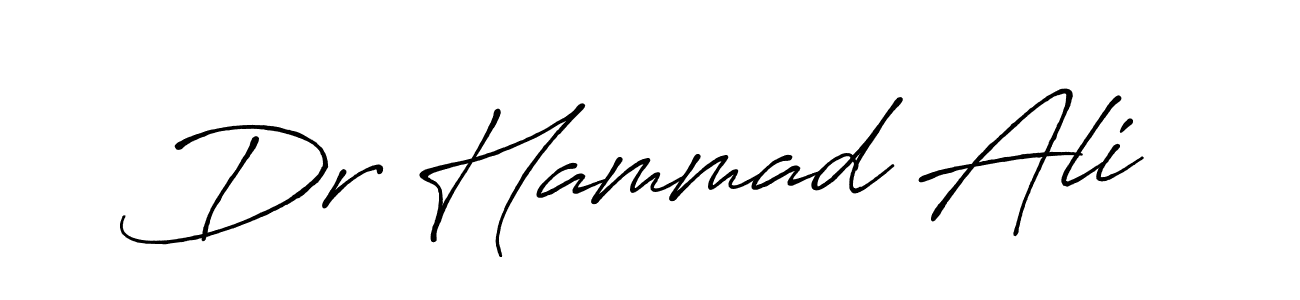 The best way (Antro_Vectra_Bolder) to make a short signature is to pick only two or three words in your name. The name Dr Hammad Ali include a total of six letters. For converting this name. Dr Hammad Ali signature style 7 images and pictures png