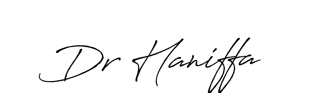 How to make Dr Haniffa signature? Antro_Vectra_Bolder is a professional autograph style. Create handwritten signature for Dr Haniffa name. Dr Haniffa signature style 7 images and pictures png