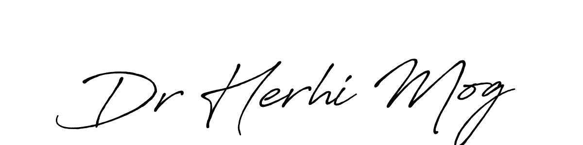 Dr Herhi Mog stylish signature style. Best Handwritten Sign (Antro_Vectra_Bolder) for my name. Handwritten Signature Collection Ideas for my name Dr Herhi Mog. Dr Herhi Mog signature style 7 images and pictures png