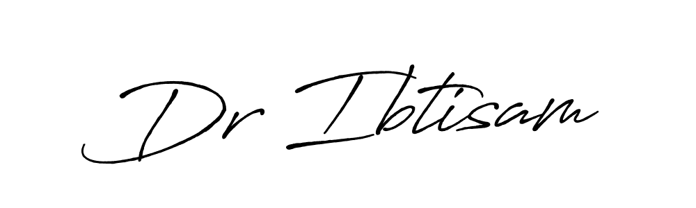 if you are searching for the best signature style for your name Dr Ibtisam. so please give up your signature search. here we have designed multiple signature styles  using Antro_Vectra_Bolder. Dr Ibtisam signature style 7 images and pictures png
