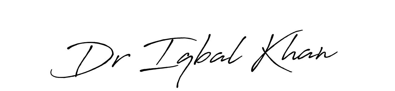 if you are searching for the best signature style for your name Dr Iqbal Khan. so please give up your signature search. here we have designed multiple signature styles  using Antro_Vectra_Bolder. Dr Iqbal Khan signature style 7 images and pictures png