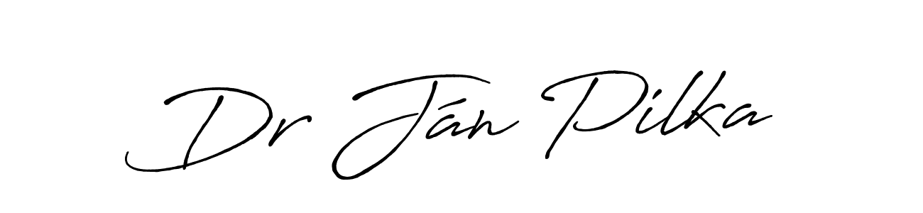 Make a beautiful signature design for name Dr Ján Pilka. With this signature (Antro_Vectra_Bolder) style, you can create a handwritten signature for free. Dr Ján Pilka signature style 7 images and pictures png