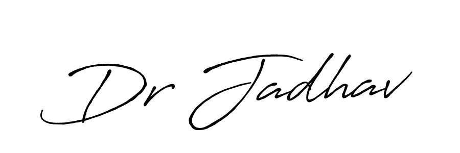 Antro_Vectra_Bolder is a professional signature style that is perfect for those who want to add a touch of class to their signature. It is also a great choice for those who want to make their signature more unique. Get Dr Jadhav name to fancy signature for free. Dr Jadhav signature style 7 images and pictures png