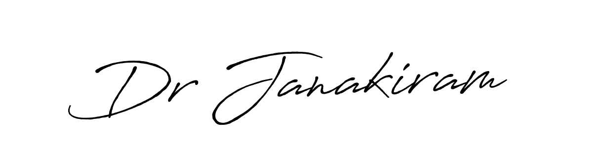 Make a beautiful signature design for name Dr Janakiram. Use this online signature maker to create a handwritten signature for free. Dr Janakiram signature style 7 images and pictures png