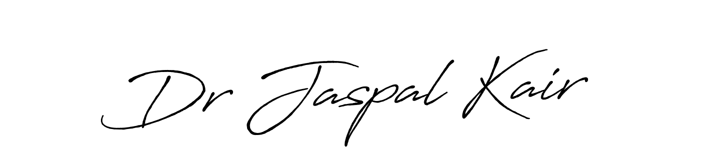 Antro_Vectra_Bolder is a professional signature style that is perfect for those who want to add a touch of class to their signature. It is also a great choice for those who want to make their signature more unique. Get Dr Jaspal Kair name to fancy signature for free. Dr Jaspal Kair signature style 7 images and pictures png