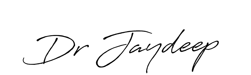 Also we have Dr Jaydeep name is the best signature style. Create professional handwritten signature collection using Antro_Vectra_Bolder autograph style. Dr Jaydeep signature style 7 images and pictures png