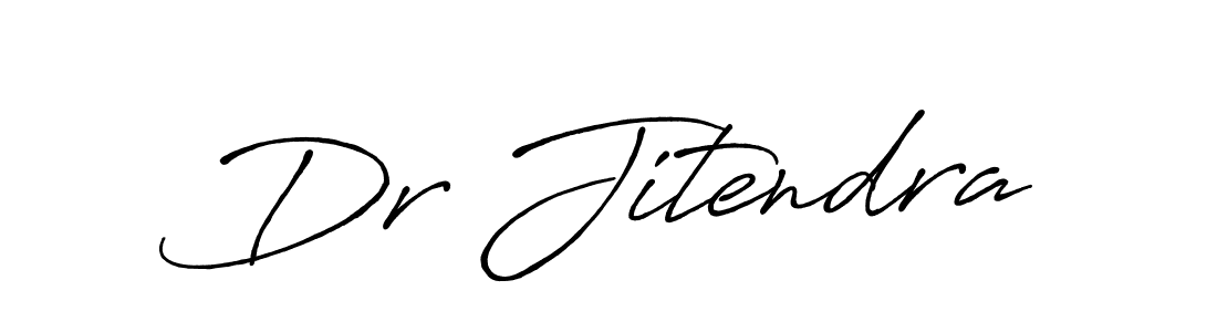 Use a signature maker to create a handwritten signature online. With this signature software, you can design (Antro_Vectra_Bolder) your own signature for name Dr Jitendra. Dr Jitendra signature style 7 images and pictures png