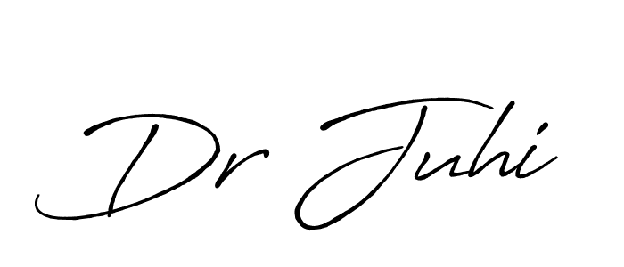 Similarly Antro_Vectra_Bolder is the best handwritten signature design. Signature creator online .You can use it as an online autograph creator for name Dr Juhi. Dr Juhi signature style 7 images and pictures png