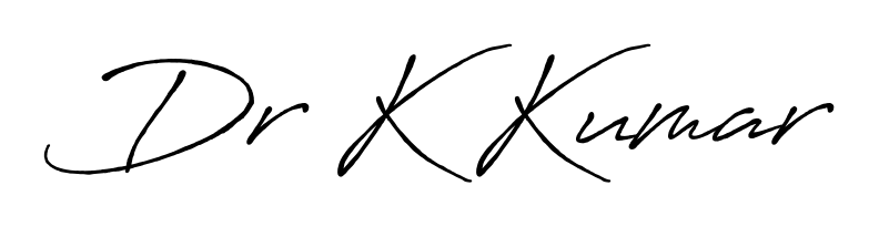 Get inspired by this graceful Antro_Vectra_Bolder signature style for name Dr K Kumar. Smooth loops and balanced proportions for everyday use. Dr K Kumar signature style 7 images and pictures png