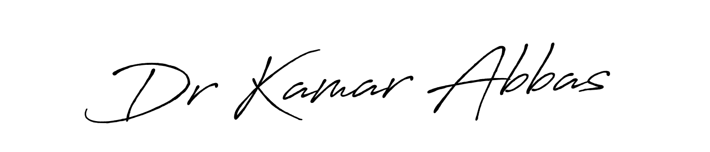 Make a beautiful signature design for name Dr Kamar Abbas. Use this online signature maker to create a handwritten signature for free. Dr Kamar Abbas signature style 7 images and pictures png