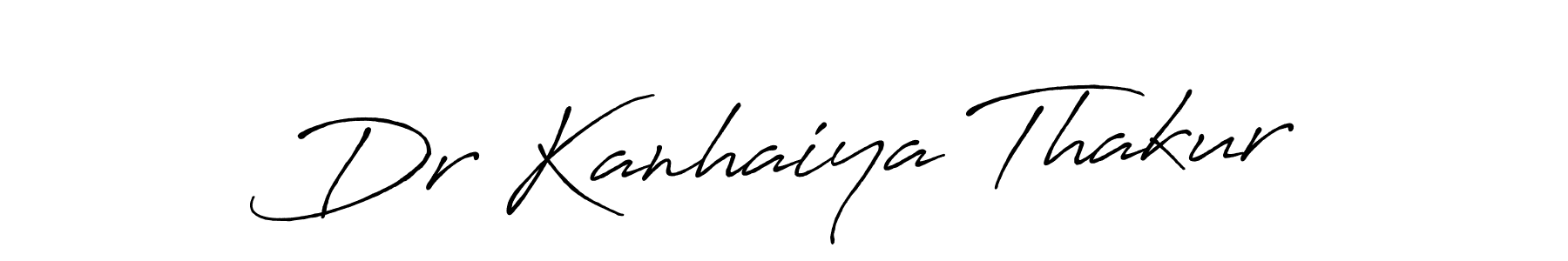 This is the best signature style for the Dr Kanhaiya Thakur name. Also you like these signature font (Antro_Vectra_Bolder). Mix name signature. Dr Kanhaiya Thakur signature style 7 images and pictures png