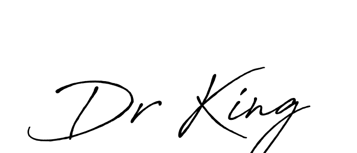 It looks lik you need a new signature style for name Dr King. Design unique handwritten (Antro_Vectra_Bolder) signature with our free signature maker in just a few clicks. Dr King signature style 7 images and pictures png