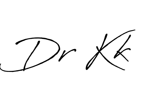 How to make Dr Kk name signature. Use Antro_Vectra_Bolder style for creating short signs online. This is the latest handwritten sign. Dr Kk signature style 7 images and pictures png