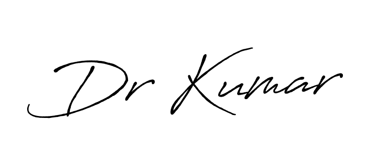 Make a beautiful signature design for name Dr Kumar. With this signature (Antro_Vectra_Bolder) style, you can create a handwritten signature for free. Dr Kumar signature style 7 images and pictures png