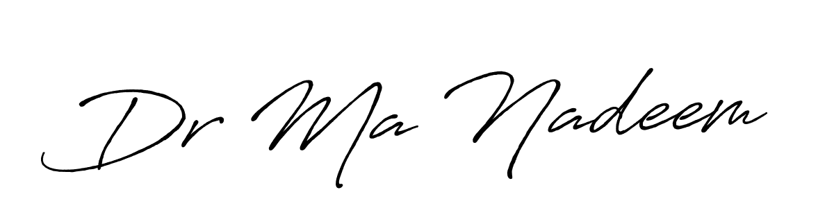 You can use this online signature creator to create a handwritten signature for the name Dr Ma Nadeem. This is the best online autograph maker. Dr Ma Nadeem signature style 7 images and pictures png