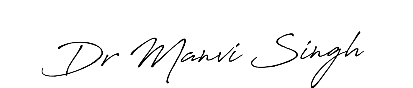 Also we have Dr Manvi Singh name is the best signature style. Create professional handwritten signature collection using Antro_Vectra_Bolder autograph style. Dr Manvi Singh signature style 7 images and pictures png
