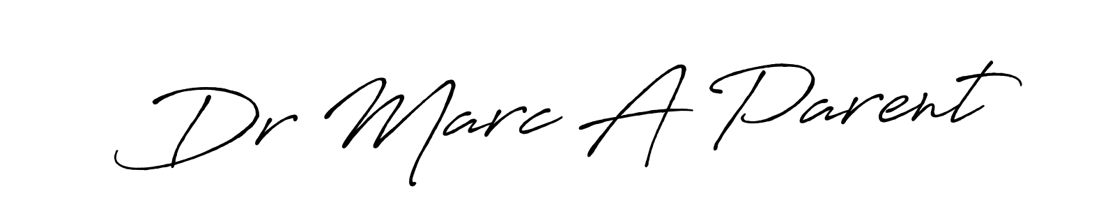 It looks lik you need a new signature style for name Dr Marc A Parent. Design unique handwritten (Antro_Vectra_Bolder) signature with our free signature maker in just a few clicks. Dr Marc A Parent signature style 7 images and pictures png