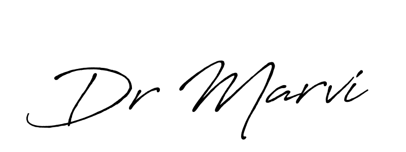 Also You can easily find your signature by using the search form. We will create Dr Marvi name handwritten signature images for you free of cost using Antro_Vectra_Bolder sign style. Dr Marvi signature style 7 images and pictures png