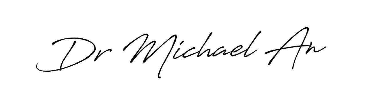 Antro_Vectra_Bolder is a professional signature style that is perfect for those who want to add a touch of class to their signature. It is also a great choice for those who want to make their signature more unique. Get Dr Michael An name to fancy signature for free. Dr Michael An signature style 7 images and pictures png