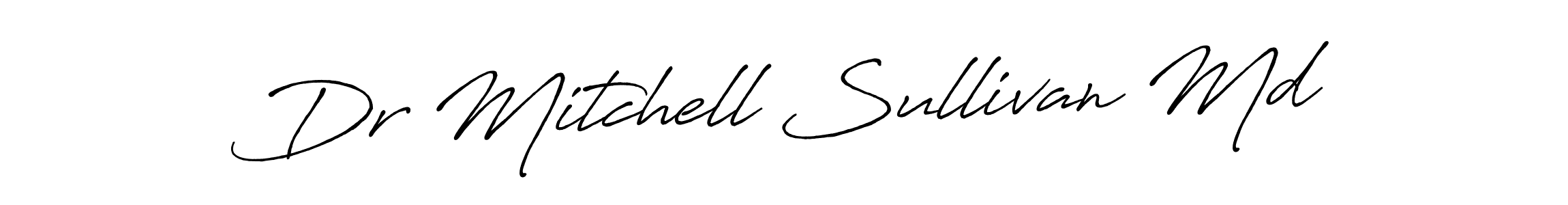 Use a signature maker to create a handwritten signature online. With this signature software, you can design (Antro_Vectra_Bolder) your own signature for name Dr Mitchell Sullivan Md. Dr Mitchell Sullivan Md signature style 7 images and pictures png