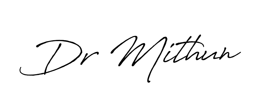 It looks lik you need a new signature style for name Dr Mithun. Design unique handwritten (Antro_Vectra_Bolder) signature with our free signature maker in just a few clicks. Dr Mithun signature style 7 images and pictures png