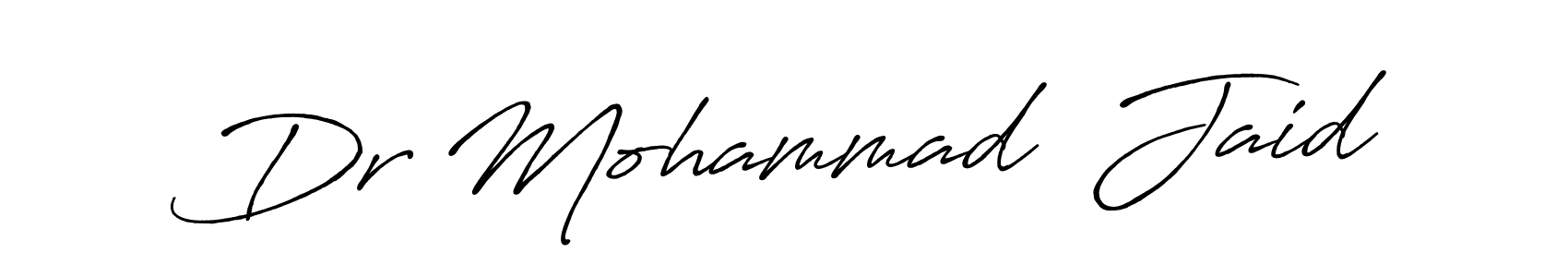 How to make Dr Mohammad  Jaid signature? Antro_Vectra_Bolder is a professional autograph style. Create handwritten signature for Dr Mohammad  Jaid name. Dr Mohammad  Jaid signature style 7 images and pictures png