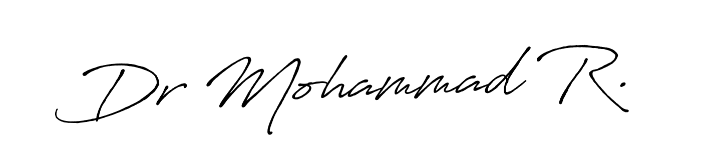 How to Draw Dr Mohammad R. signature style? Antro_Vectra_Bolder is a latest design signature styles for name Dr Mohammad R.. Dr Mohammad R. signature style 7 images and pictures png