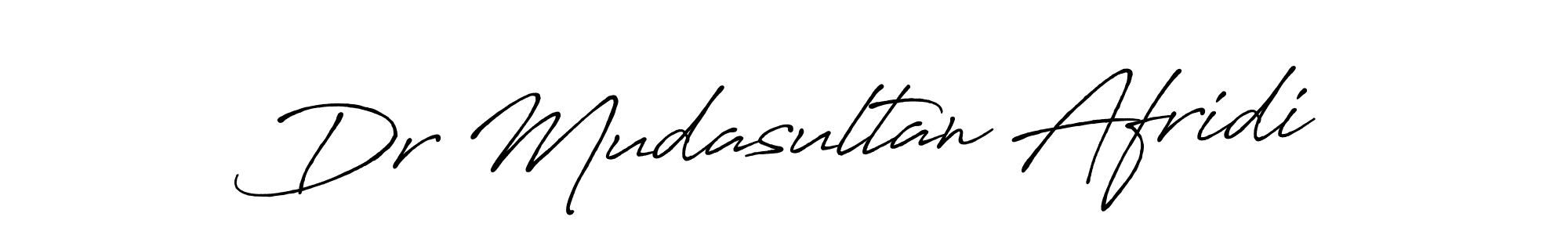 Use a signature maker to create a handwritten signature online. With this signature software, you can design (Antro_Vectra_Bolder) your own signature for name Dr Mudasultan Afridi. Dr Mudasultan Afridi signature style 7 images and pictures png