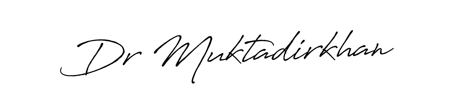 You can use this online signature creator to create a handwritten signature for the name Dr Muktadirkhan. This is the best online autograph maker. Dr Muktadirkhan signature style 7 images and pictures png