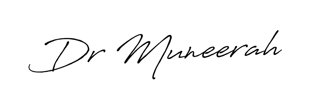 Also You can easily find your signature by using the search form. We will create Dr Muneerah name handwritten signature images for you free of cost using Antro_Vectra_Bolder sign style. Dr Muneerah signature style 7 images and pictures png