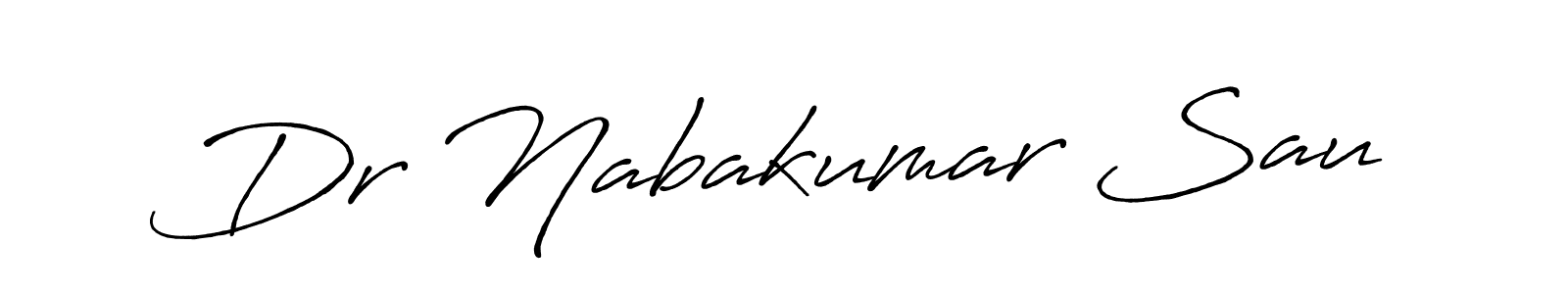 Make a beautiful signature design for name Dr Nabakumar Sau. With this signature (Antro_Vectra_Bolder) style, you can create a handwritten signature for free. Dr Nabakumar Sau signature style 7 images and pictures png