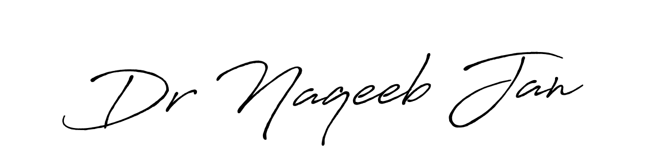 Make a beautiful signature design for name Dr Naqeeb Jan. With this signature (Antro_Vectra_Bolder) style, you can create a handwritten signature for free. Dr Naqeeb Jan signature style 7 images and pictures png