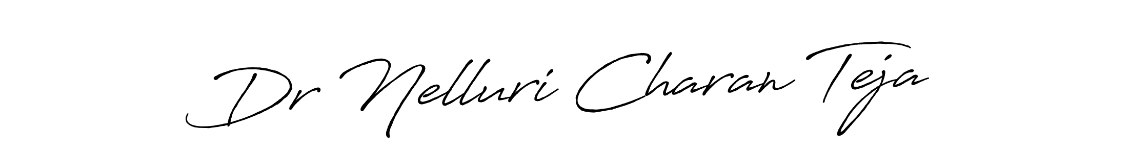 Similarly Antro_Vectra_Bolder is the best handwritten signature design. Signature creator online .You can use it as an online autograph creator for name Dr Nelluri Charan Teja. Dr Nelluri Charan Teja signature style 7 images and pictures png