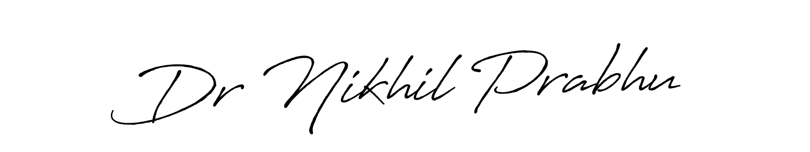 Also You can easily find your signature by using the search form. We will create Dr Nikhil Prabhu name handwritten signature images for you free of cost using Antro_Vectra_Bolder sign style. Dr Nikhil Prabhu signature style 7 images and pictures png