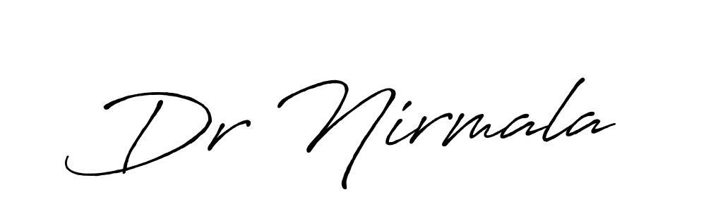Make a short Dr Nirmala signature style. Manage your documents anywhere anytime using Antro_Vectra_Bolder. Create and add eSignatures, submit forms, share and send files easily. Dr Nirmala signature style 7 images and pictures png