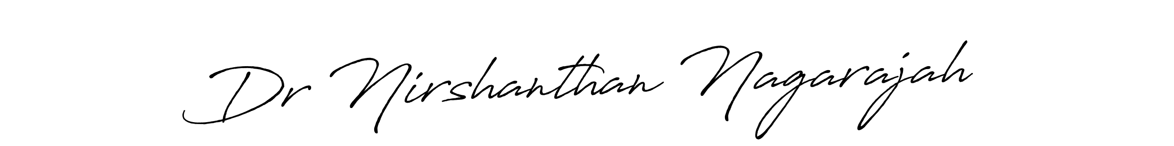 Also we have Dr Nirshanthan Nagarajah name is the best signature style. Create professional handwritten signature collection using Antro_Vectra_Bolder autograph style. Dr Nirshanthan Nagarajah signature style 7 images and pictures png