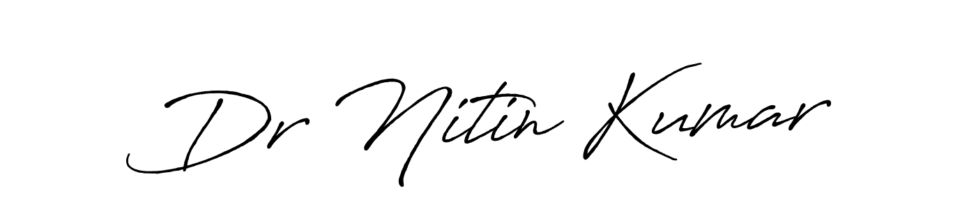 How to make Dr Nitin Kumar signature? Antro_Vectra_Bolder is a professional autograph style. Create handwritten signature for Dr Nitin Kumar name. Dr Nitin Kumar signature style 7 images and pictures png