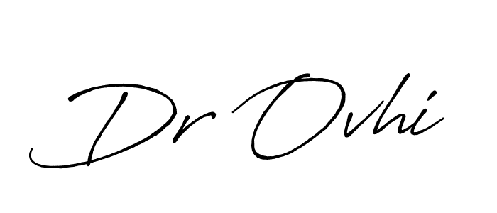 How to make Dr Ovhi signature? Antro_Vectra_Bolder is a professional autograph style. Create handwritten signature for Dr Ovhi name. Dr Ovhi signature style 7 images and pictures png