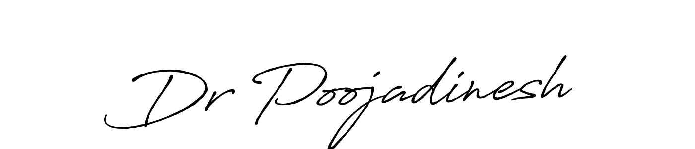 Make a short Dr Poojadinesh signature style. Manage your documents anywhere anytime using Antro_Vectra_Bolder. Create and add eSignatures, submit forms, share and send files easily. Dr Poojadinesh signature style 7 images and pictures png