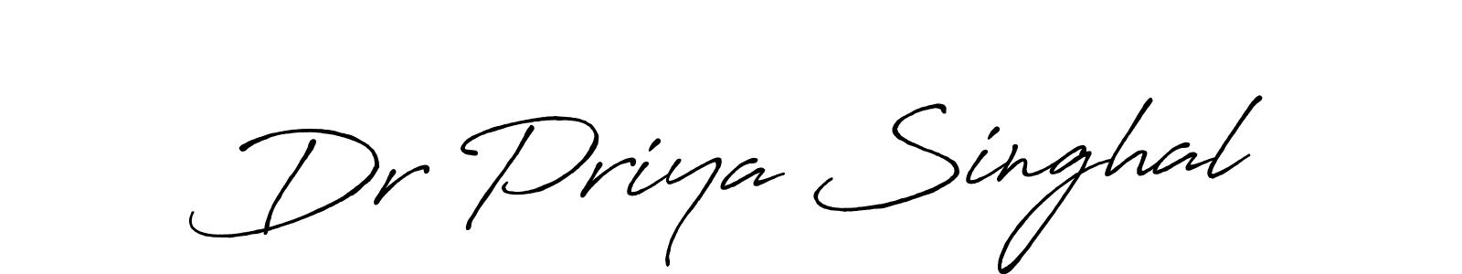 Also we have Dr Priya Singhal name is the best signature style. Create professional handwritten signature collection using Antro_Vectra_Bolder autograph style. Dr Priya Singhal signature style 7 images and pictures png