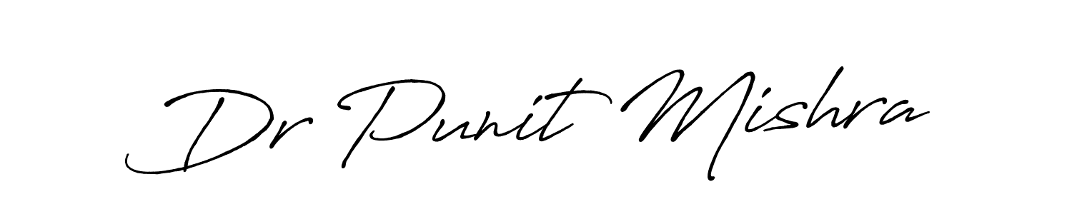 How to make Dr Punit Mishra signature? Antro_Vectra_Bolder is a professional autograph style. Create handwritten signature for Dr Punit Mishra name. Dr Punit Mishra signature style 7 images and pictures png