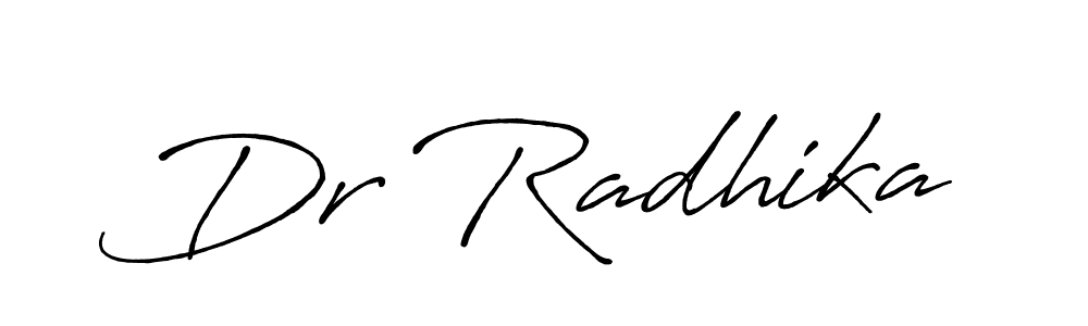 Antro_Vectra_Bolder is a professional signature style that is perfect for those who want to add a touch of class to their signature. It is also a great choice for those who want to make their signature more unique. Get Dr Radhika name to fancy signature for free. Dr Radhika signature style 7 images and pictures png