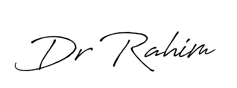 Also You can easily find your signature by using the search form. We will create Dr Rahim name handwritten signature images for you free of cost using Antro_Vectra_Bolder sign style. Dr Rahim signature style 7 images and pictures png