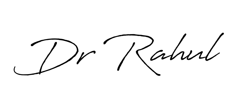 Dr Rahul stylish signature style. Best Handwritten Sign (Antro_Vectra_Bolder) for my name. Handwritten Signature Collection Ideas for my name Dr Rahul. Dr Rahul signature style 7 images and pictures png