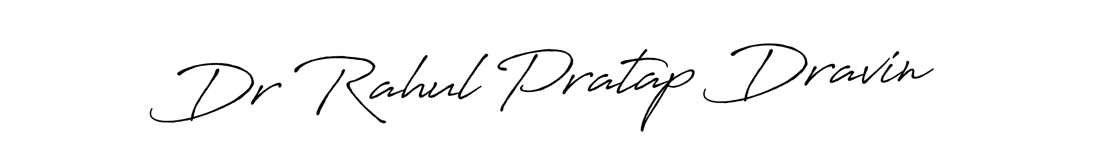 How to make Dr Rahul Pratap Dravin name signature. Use Antro_Vectra_Bolder style for creating short signs online. This is the latest handwritten sign. Dr Rahul Pratap Dravin signature style 7 images and pictures png